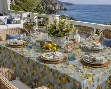Limoni d’Acqua – vlekbestendig tafelkleed - Tafelkleed - 230