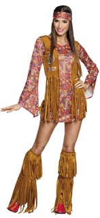 Hippie hottie kostuum dames, Ophalen of Verzenden, Nieuw