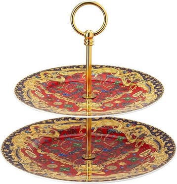 Rosenthal - Versace - Serveerschaal (2) - Barocco Holiday -, Antiek en Kunst