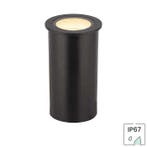 Grondspot buiten | Riga | IP67 | Zwart | Rond | Premium, Tuin en Terras, Buitenverlichting, Verzenden, Minder dan 50 watt, Wandlamp