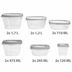 Voedsel Opslag Dozen 24-dlg. Blauw BPA-vrij (Huishouden), Verzenden, Nieuw