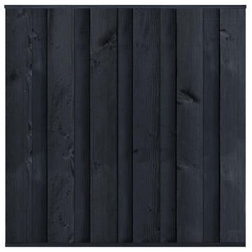 Schutting Tuinscherm Rosenheim 180x180cm Zwart Gespoten Gren, 1 tot 2 meter, Minder dan 3 meter, Nieuw, Ophalen of Verzenden
