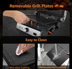 Tosti apparaat - Tosti ijzer - Contactgrill - Grill apparaat, Verzenden, Zo goed als nieuw