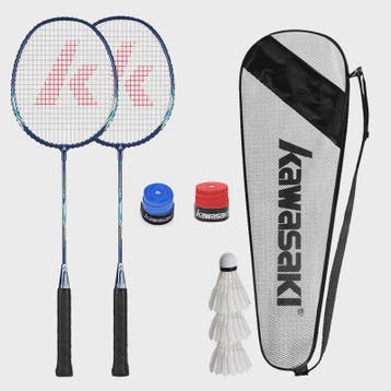 Kawasaki 1 Pair Of Badminton Racket 1U Aluminum Alloy Frame, Verzenden, Nieuw