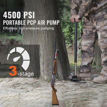 Krachtige 4500PSI PCP Handpomp met Manometer voor Airsoft, B, Verzenden, Nieuw