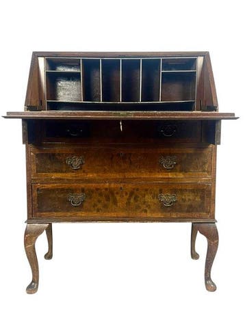 Secretaire - Hout - Walnut Burr Bureau
