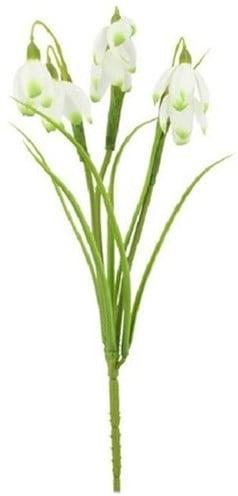 Sneeuwklokje Snowdrop Pick Wit Kunstbloem 30 cm per stuk, Ophalen of Verzenden, Nieuw