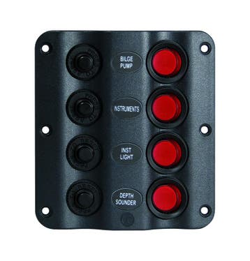 Schakelpaneel Wave 4 Schakelaars 12V, Ophalen of Verzenden, Nieuw