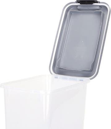 Voerton - Voedselcontainer - Voercontainer - 20L - Transpara, Dieren en Toebehoren, Dierenvoeding, Verzenden