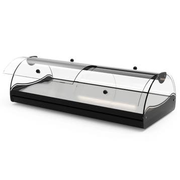 Neutrale Vitrine | SELF-SERVICE | Zwart | 1 Niveau |, Verzenden, Nieuw in verpakking