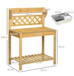 De Uitschuifbare Tuintafel met Spoelbak, Plantenreken 2 Plan, Verzenden, Nieuw