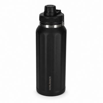 Norländer Thermofles -  900 ml - Zwart, Verzenden, Nieuw