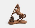 Figuur - Caballo Tallado - Hout, Antiek en Kunst