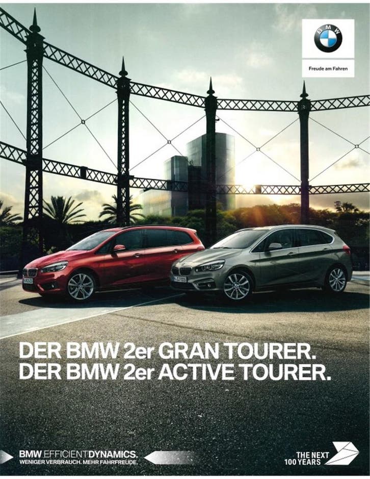 2017 BMW 2 SERIE GRAN | ACTIVE TOURER BROCHURE DUITS, Boeken, Auto's | Folders en Tijdschriften, BMW