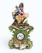 Figurale pendule - Porselein - 1850-1900
